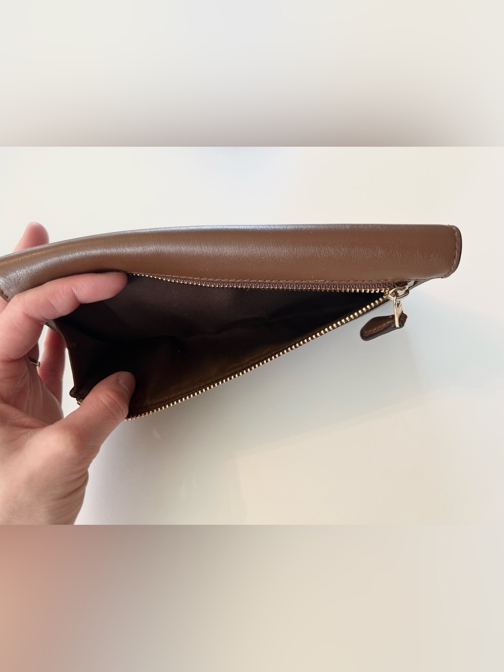 Coach Signature Wallet With Checkbook in Brown - Picture 6 of 12
